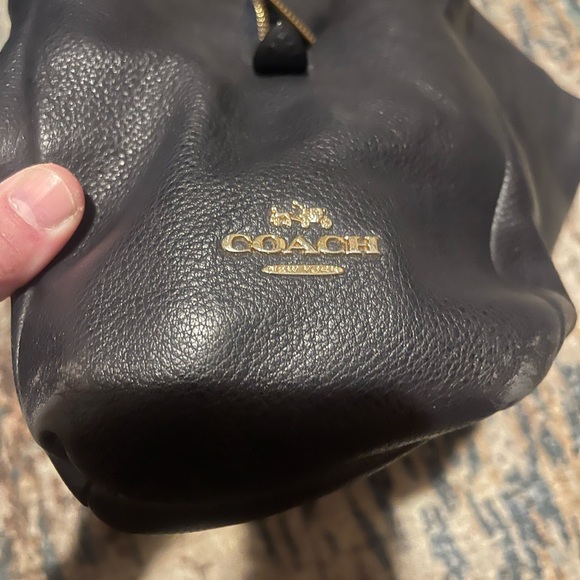 Coach Elegant Navy Leather pocketbook - Picture 5 of 13